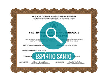 Certificado Oficina Espírito Santo